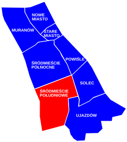 PL Warsaw śródmieście płd location